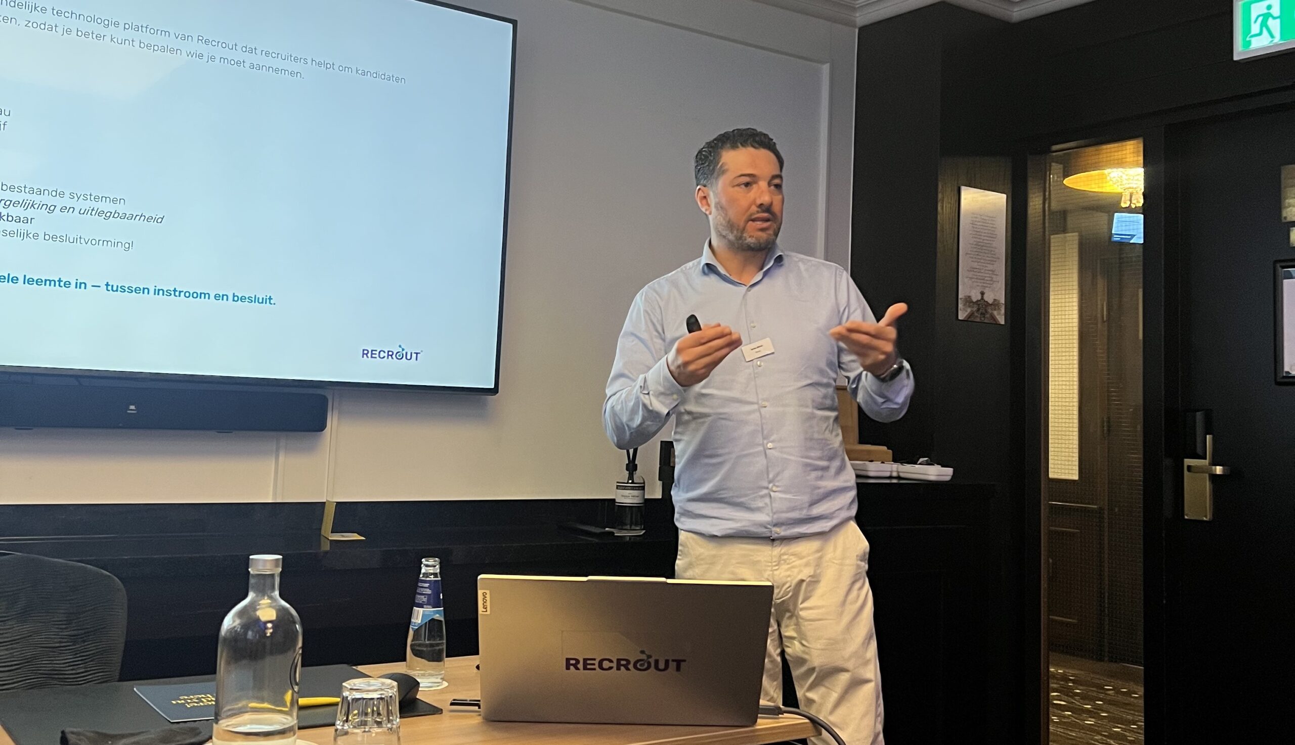 Karim Akhlal presentatie competentiegericht werven en selecteren bij Recruitment en overheid